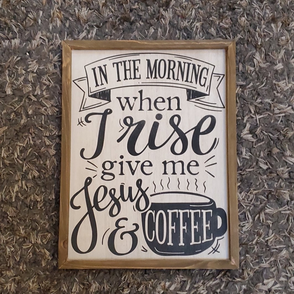 Coffee Wooden Sign
